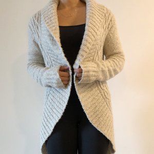 Mexx Long Beige Cardigan Size S